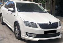 Skoda Octavia III A7 2013–2019 Sprednji lip spojler DPT V-1 (2013-2017, za lakiranje) fotografija 5