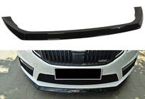 Skoda Octavia III A7 2013–2019 Sprednji lip spojler DPT V-3 (2013-2017 RS, sijajno črna) fotografija 1