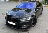 Skoda Superb 2015–2024 DPT V-2 sprednja lipa (2015-2020, črna visok sijaj) fotografija 15