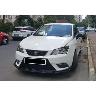 Univerzalni sprednji lip spojler odbijača DPT V-5 (ABS, črna visok sijaj) fotografija 1