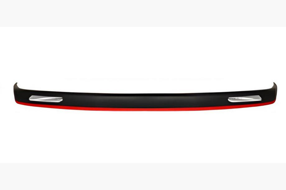Univerzalni sprednji lip spojler DPT Red V-1 (ABS, sijajno črna) Fotografija 1
