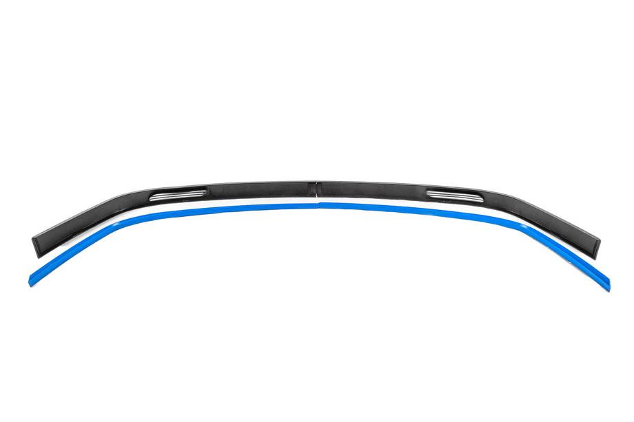 Univerzalni sprednji lip spojler DPT Blue V-1 (ABS, črna visok sijaj) Fotografija 6