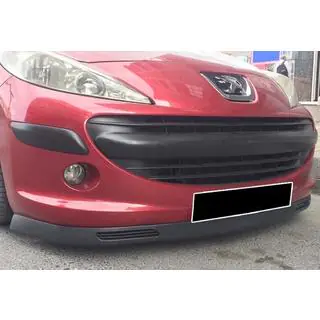 Univerzalni sprednji lip spojler DPT V-8 (ABS, črna visok sijaj) fotografija 3