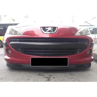 Univerzalni sprednji lip spojler DPT V-8 (ABS, črna visok sijaj) fotografija 4