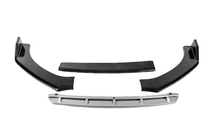 Univerzalni sprednji lip spojler DPT Black V-2 (ABS, črna visok sijaj/siva) fotografija 4