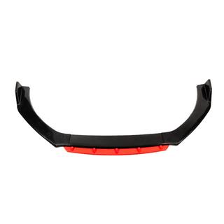 Univerzalni sprednji lip spojler odbijača DPT Red V-2 (ABS, sijajno črna) fotografija 1