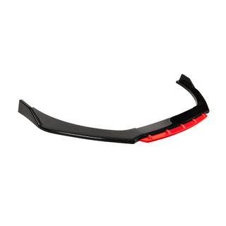 Univerzalni sprednji lip spojler odbijača DPT Red V-2 (ABS, sijajno črna) fotografija 4