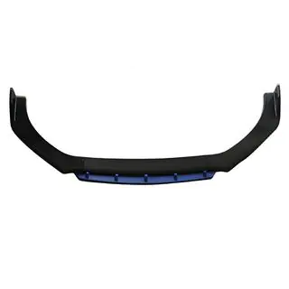 Univerzalni sprednji lip spojler DPT Blue V-2 (ABS, črna visok sijaj)