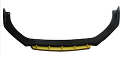 Univerzalni sprednji lip spojler DPT Yellow V-2 (ABS, sijajno črna) fotografija 1