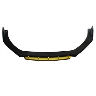 Univerzalni sprednji lip spojler DPT Yellow V-2 (ABS, sijajno črna)