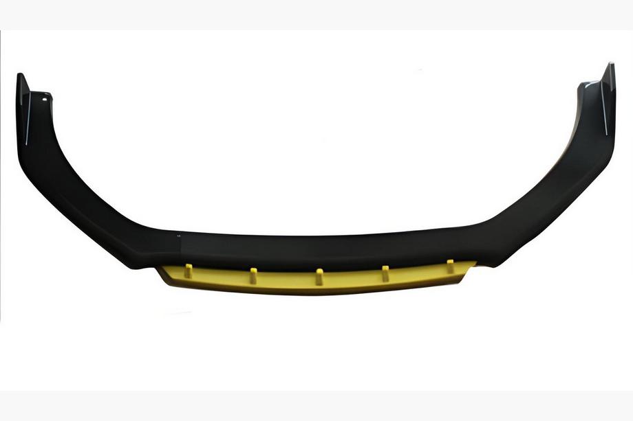 Univerzalni sprednji lip spojler DPT Yellow V-2 (ABS, sijajno črna) Image