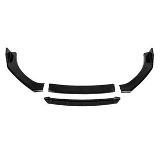Univerzalni sprednji lip spojler DPT Black V-2 (ABS, sijaj črna) fotografija 4