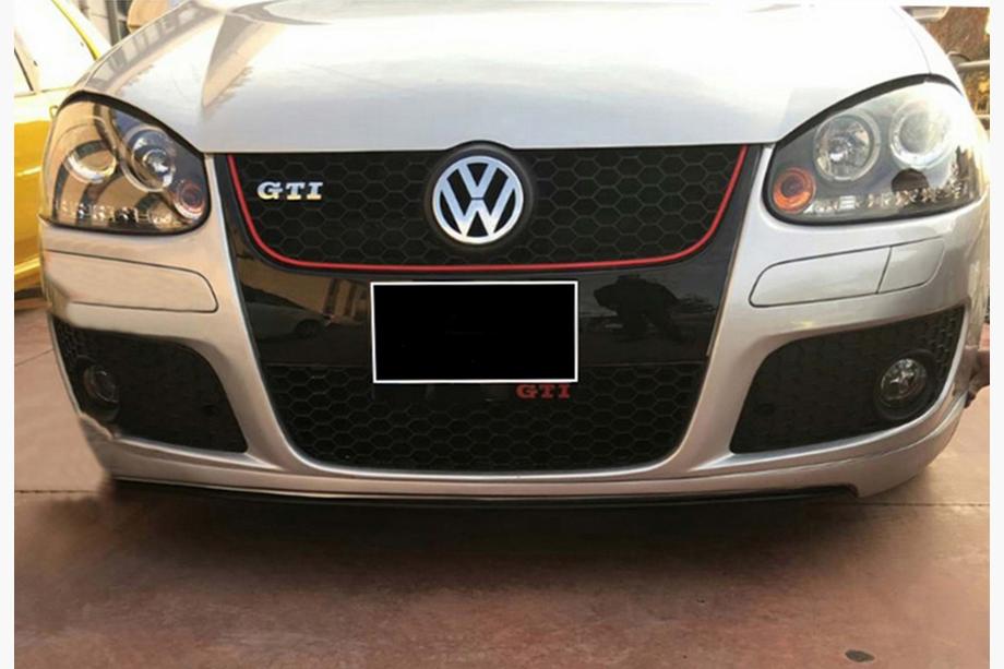 Volkswagen Golf 5 2003–2009 Sprednji lip spojler DPT V-1 (za GTI, sijajno črna) Image