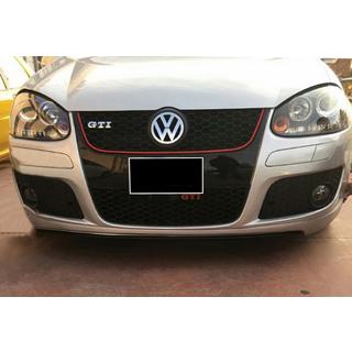 Sprednji lip DPT V-2 (za GTI, črn visok sijaj) Volkswagen Golf 5 2003–2009 fotografija 1