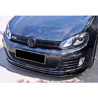 Sprednji lip DPT V-2 (za GTI, črn visok sijaj) Volkswagen Golf 6 2008–2014 fotografija 1