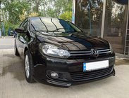Volkswagen Golf 6 2008–2014 Sprednji lip spojler DPT V-2 (za barvanje) fotografija 2