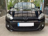 Volkswagen Golf 6 2008–2014 Sprednji lip spojler DPT V-2 (za barvanje) fotografija 3