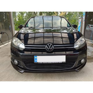 Sprednji lip spojler DPT V-2 (za barvanje) Volkswagen Golf 6 2008–2014 fotografija 3