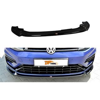 Sprednji lip spojler DPT V-3 (za R / R-Line HB, 2017-2019, črna visok sijaj) Volkswagen Golf 7/E-Golf 2012–2020 fotografija 1