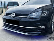 Volkswagen Golf 7/E-Golf 2012–2020 Sprednji lip dodatek DPT V-1 (za serijski odbijač, 2017-2019, za lakiranje) fotografija 1