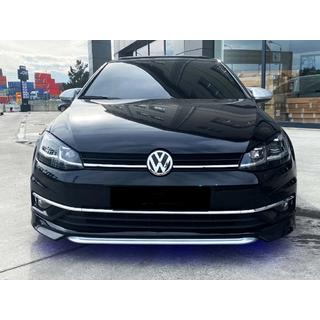 Sprednji lip dodatek DPT V-1 (za serijski odbijač, 2017-2019, za lakiranje) Volkswagen Golf 7/E-Golf 2012–2020 fotografija 2