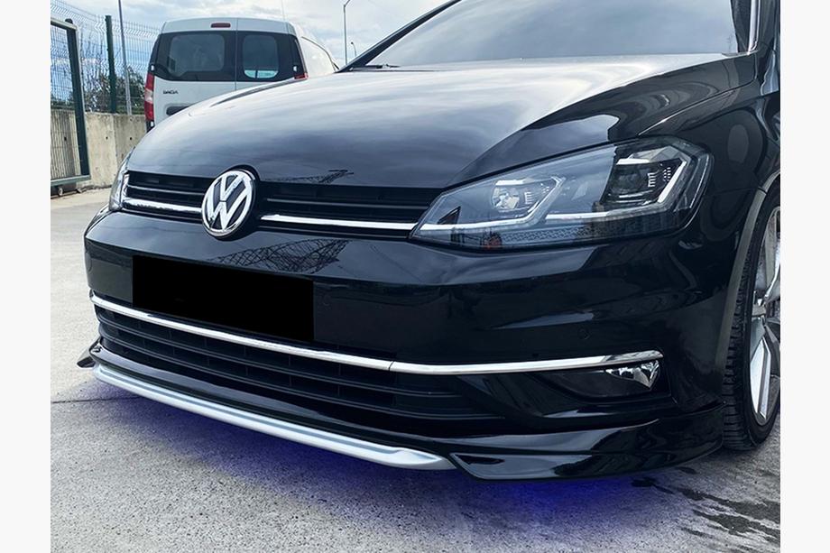 Volkswagen Golf 7/E-Golf 2012–2020 Sprednji lip dodatek DPT V-1 (za serijski odbijač, 2017-2019, za lakiranje) Image