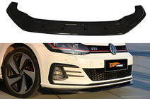 Volkswagen Golf 7/E-Golf 2012–2020 Sprednji lip spojler DPT V-1 (za GTI, 2017-2019, sijajno črna) fotografija 1