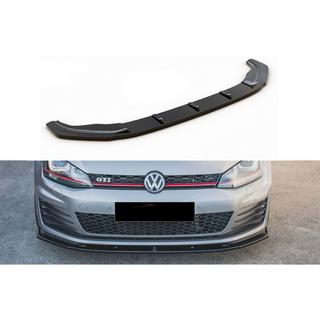 DPT V-1 sprednji lip spojler / splitter (za GTI, 2012-2017, črna sijaj) Volkswagen Golf 7/E-Golf 2012–2020 fotografija 1