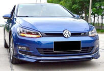 Volkswagen Golf 7/E-Golf 2012–2020 Sprednji lip spojler DPT V-1 (za originalni odbijac, 2012-2017, za barvanje) fotografija 1