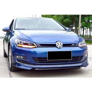 Sprednji lip spojler DPT V-1 (za originalni odbijac, 2012-2017, za barvanje) Volkswagen Golf 7/E-Golf 2012–2020 fotografija 1