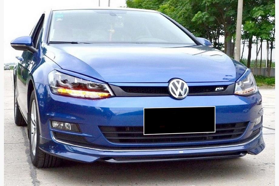 Volkswagen Golf 7/E-Golf 2012–2020 Sprednji lip spojler DPT V-1 (za originalni odbijac, 2012-2017, za barvanje) Image
