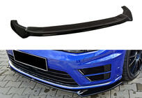 Volkswagen Golf 7/E-Golf 2012–2020 Sprednji lip spojler DPT V-2 (za R / R-Line HB, 2012-2017, črna visok sijaj) fotografija 4