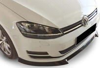 Volkswagen Golf 7/E-Golf 2012–2020 Sprednji lip spojler DPT V-4 (za serijski odbijač, 2012-2017, sijajno črna) fotografija 1