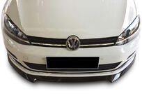 Volkswagen Golf 7/E-Golf 2012–2020 Sprednji lip spojler DPT V-4 (za serijski odbijač, 2012-2017, sijajno črna) fotografija 2