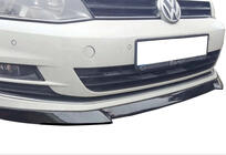 Volkswagen Golf 7/E-Golf 2012–2020 Sprednji lip spojler DPT V-4 (za serijski odbijač, 2012-2017, sijajno črna) fotografija 3