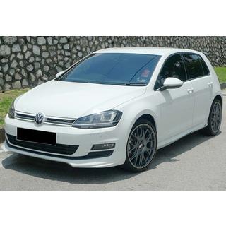 Sprednji lip spojler DPT V-5 (za serijski odbijač, 2012-2017, sijajno črna) Volkswagen Golf 7/E-Golf 2012–2020 fotografija 3