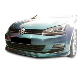 Sprednji lip spojler DPT V-2 (za serijski odbijač, 2012-2017, sijajno črna) Volkswagen Golf 7/E-Golf 2012–2020 fotografija 2