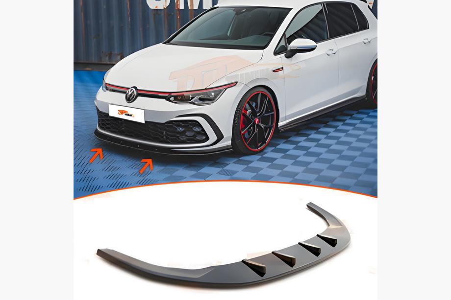 Volkswagen Golf 8 2019– DPT sprednji lip (za GTI, črna sijaj) Image