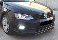 Volkswagen Jetta 2011–2018 Sprednji lip spojler odbijača DPT V-1 (2014-2018, za lakiranje) fotografija 6
