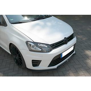 Sprednji lip spojler DPT V-1 (črna sijaj) Volkswagen Polo 2010–2017