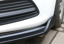 Volkswagen Polo 2010–2017 Sprednji lip spojler DPT V-2 (visoki sijaj črna) fotografija 6