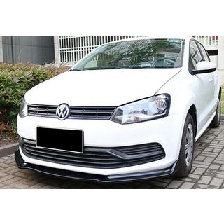 Sprednji lip spojler DPT V-2 (visoki sijaj črna) Volkswagen Polo 2010–2017 fotografija 2