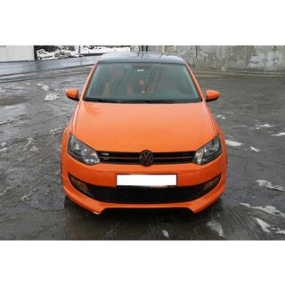 Sprednji lip spojler odbijača DPT (2009-2013, črna sijaj) Volkswagen Polo 2010–2017