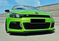 Volkswagen Scirocco 2008–2017 Sprednji lip spojler DPT V1 (2008-2013, sijajno črna) fotografija 2