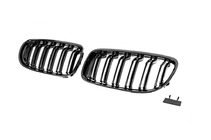 BMW serija 3 E90/E91 2005–2011 M-Look ledvične maske (2008-2011, sijajno črna) fotografija 4