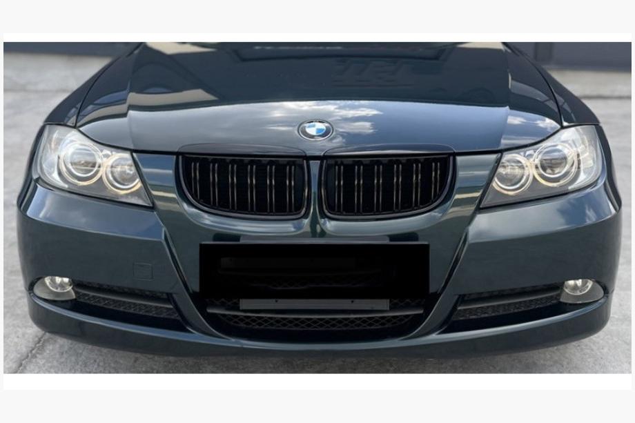 BMW serija 3 E90/E91 2005–2011 Ledvične rešetke M-Look (za E-90/91, 2005-2008, sijajno črna) Fotografija 5