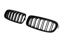 BMW serija 3 F30/F31 2012–2019 Ledvične rešetke M-Look (črni visok sijaj) fotografija 4