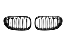 BMW Serija 5 E60/E61 2003–2010 Ledvične rešetke M-Look (črni visok sijaj) fotografija 3