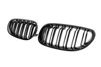 BMW Serija 5 E60/E61 2003–2010 Ledvične rešetke M-Look (črni visok sijaj) fotografija 4