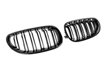 BMW Serija 5 E60/E61 2003–2010 Ledvične rešetke M-Look (črni visok sijaj) fotografija 5